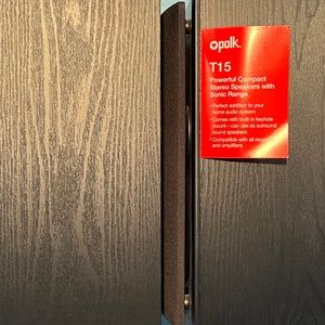 Polk Audio T15 Bookshelf Speakers - Black